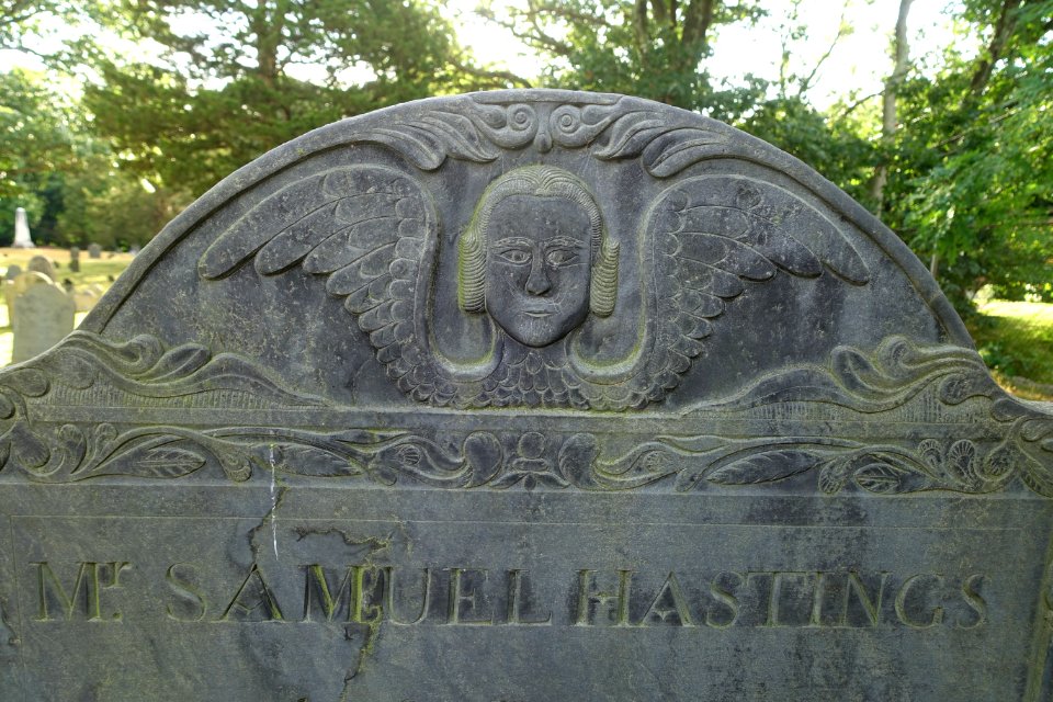 Samuel Hastings detail - East Parish Burying Ground - Newton, MA - DSC07281