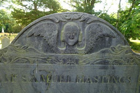 Samuel Hastings detail - East Parish Burying Ground - Newton, MA - DSC07281