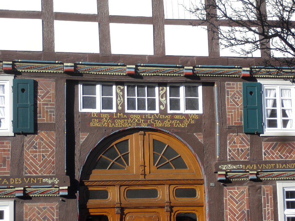 Salzkotten-Lange Straße 33 - Inschrift