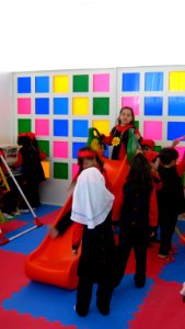 Sama Kindergarten and Elementary School - First day of Iranian new education year - for Kindergarten students and elementary school newcomers - Qods zone(town) - city of Nishapur 091