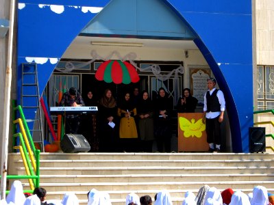Sama Kindergarten and Elementary School - First day of Iranian new education year - for Kindergarten students and elementary school newcomers - Qods zone(town) - city of Nishapur 055