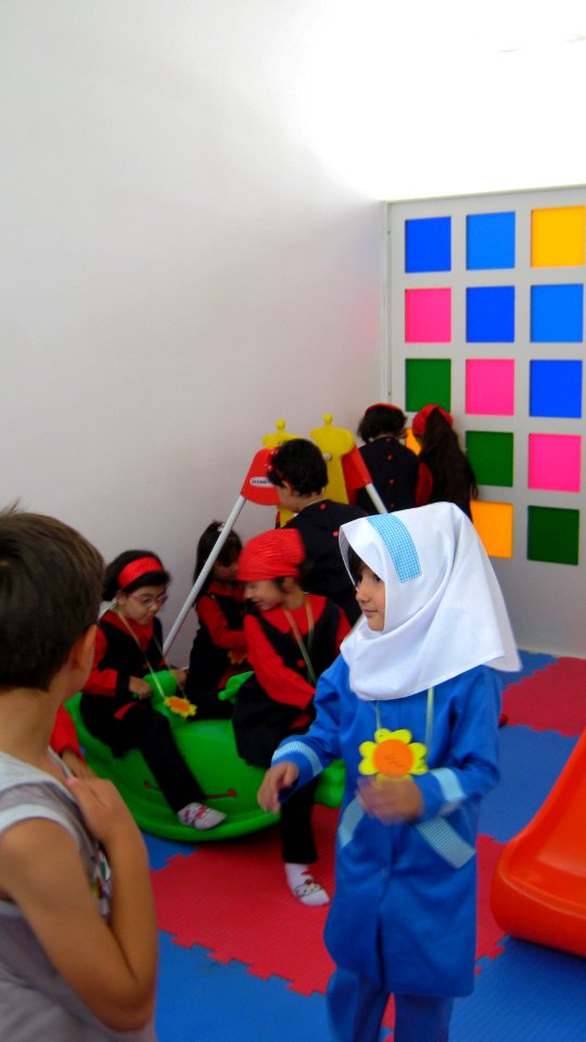 Sama Kindergarten and Elementary School - First day of Iranian new education year - for Kindergarten students and elementary school newcomers - Qods zone(town) - city of Nishapur 070