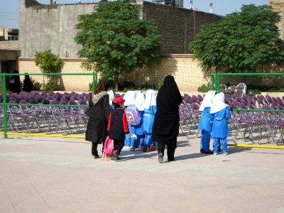 Sama Kindergarten and Elementary School - First day of Iranian new education year - for Kindergarten students and elementary school newcomers - Qods zone(town) - city of Nishapur 004