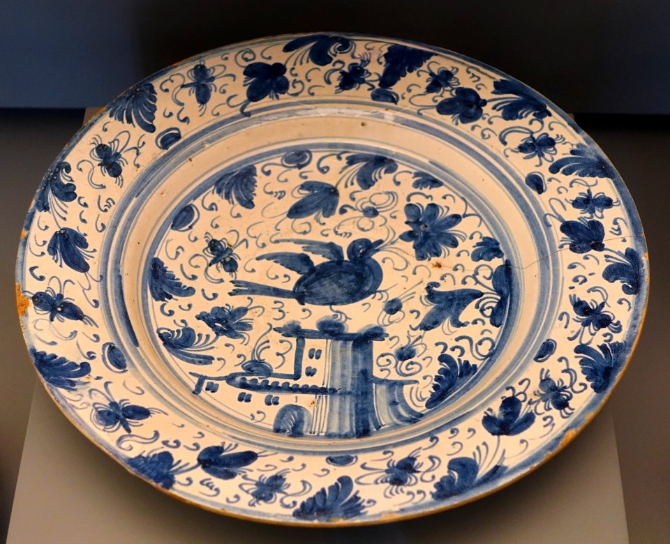 Salvilla with bird, Teruel, Spain, 18th-19th century AD, ceramic - Museo Nacional de Artes Decorativas - Madrid, Spain - DSC08211