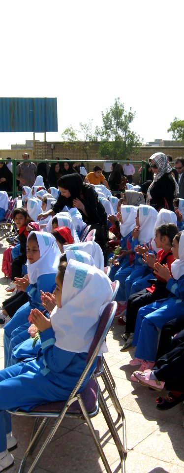 Sama Kindergarten and Elementary School - First day of Iranian new education year - for Kindergarten students and elementary school newcomers - Qods zone(town) - city of Nishapur 031