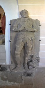 Salz, Katholische Pfarrkirche St. Adelphus, Innen, Epitaph (3)