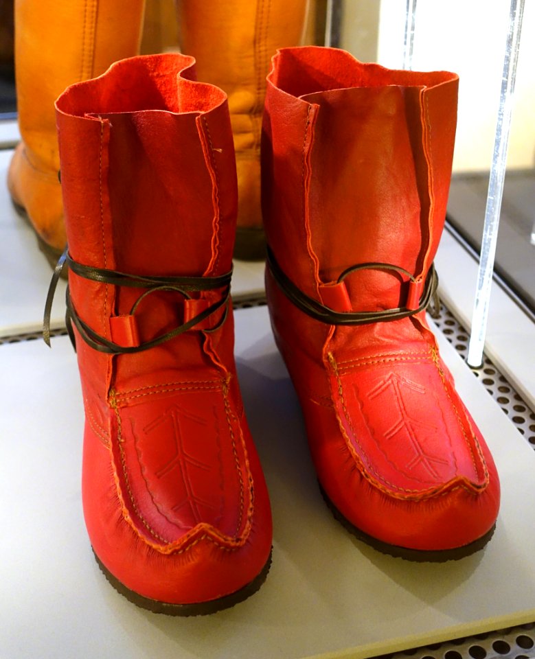 Sami shoes - Nordiska museet - Stockholm, Sweden - DSC09908