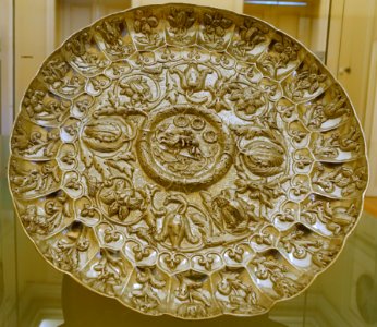 Salver, by BF Baltazar Fernandes, Porto, Portugal, 1700-1750, silver - Museu Nacional de Soares dos Reis - Porto, Portugal - DSC00501