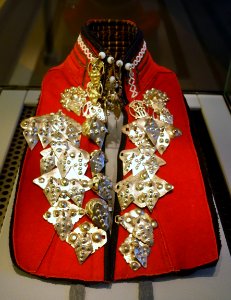 Sami silver collar, Ja, Tossasen, Oviken - Nordiska museet - Stockholm, Sweden - DSC09951