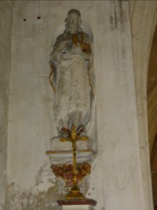 Saint-Jean-de-la-Neuville (Seine-Mar.) église statue (05)