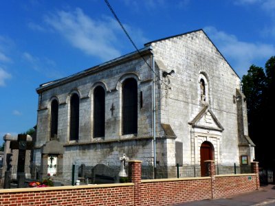 Saint-Hilaire-Cottes (Pas-de-Calais, Fr) église de Saint-Hilaire photo