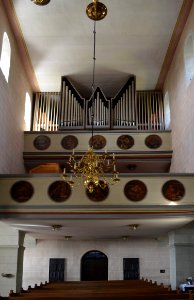 Salz, Katholische Pfarrkirche St. Adelphus, Innen, Orgel