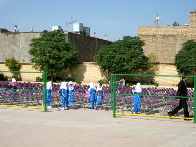 Sama Kindergarten and Elementary School - First day of Iranian new education year - for Kindergarten students and elementary school newcomers - Qods zone(town) - city of Nishapur 005
