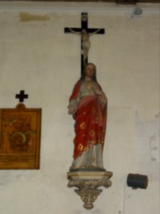 Saint-Jean-de-la-Neuville (Seine-Mar.) église statue (07)