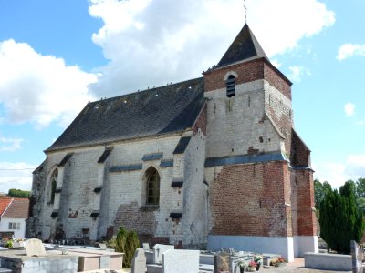 Saint-Martin-d'Hardinghem (Pas-de-Calais, Fr) église Saint-Martin 02