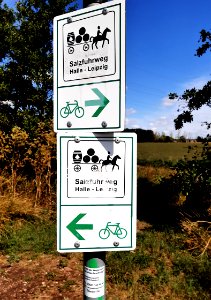 Salzfuhrweg Radwegweiser
