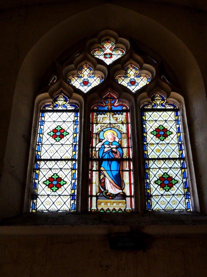 Saint-Jean-de-la-Neuville (Seine-Mar.) église, vitrail 10