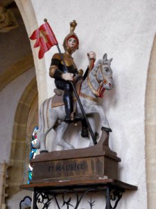 Saint-Jean-Saint-Maurice-sur-Loire, statue de St.Maurice