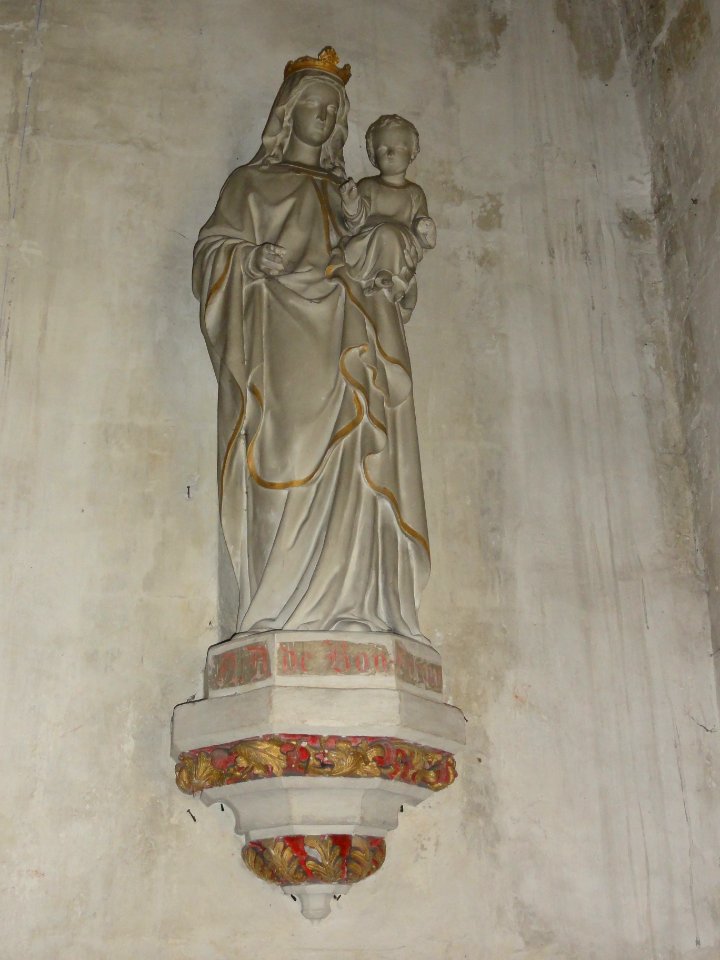 Saint-Jean-de-la-Neuville (Seine-Mar.) église statue (06)