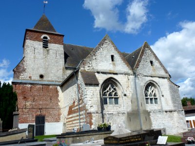 Saint-Martin-d'Hardinghem (Pas-de-Calais, Fr) église Saint-Martin 01