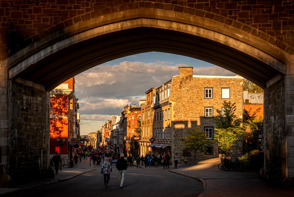 Saint-Jean Gate, Quebec city, Canada