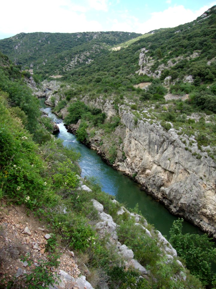 Saint-Guilhem-le-Désert (Hérault, Fr) gorge de l'Hérault
