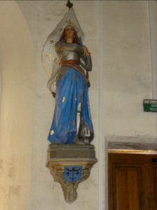 Saint-Jean-de-la-Neuville (Seine-Mar.) église statue (09)