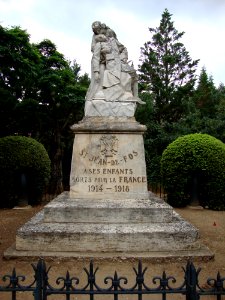 Saint-Jean-de-Fos (Hérault, Fr) monument aux morts