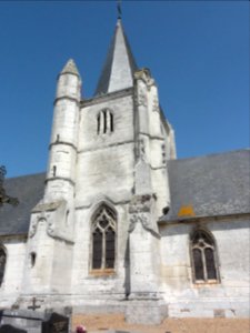 Saint-Jean-de- la-Neuville (Seine-Mar.) église extérieur (01)