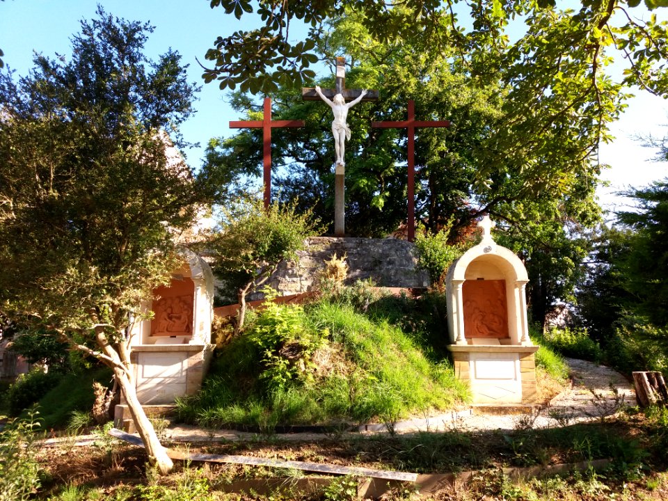Saint-Michel-de-Lanès - Calvaire avec stations