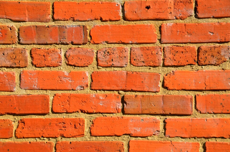 Backdrop brick red