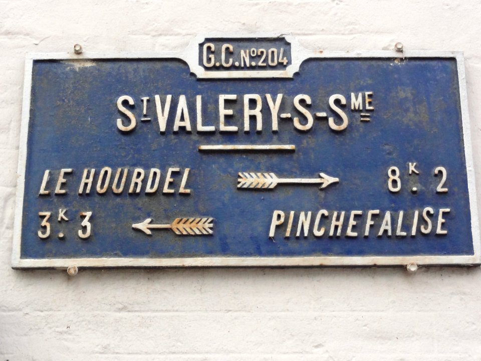 Saint-Valéry-sur-Somme (Somme) plaque de cocher A