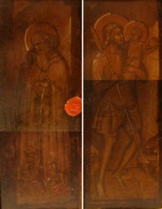 Saints Anthony Abbot and Christopher by Niccolò di Buonaccorso, San Diego Museum of Art photo