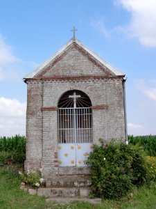 Saint-Martin-sur-Écaillon (Nord, Fr) chapelle sortie vers Solesmes