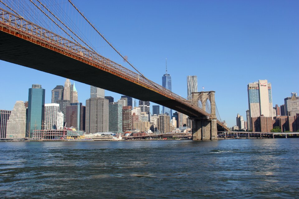 Manhattan urban new york city skyline
