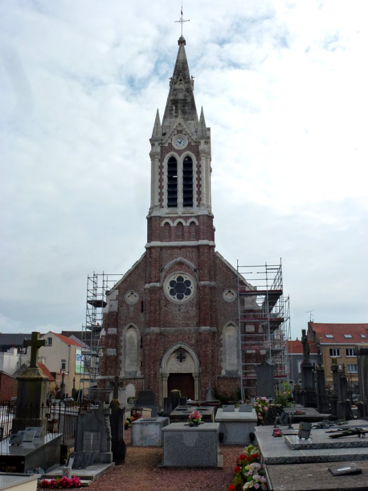 Saint-Martin-au-Laërt (Pas- de-Calais, Fr) église (01)