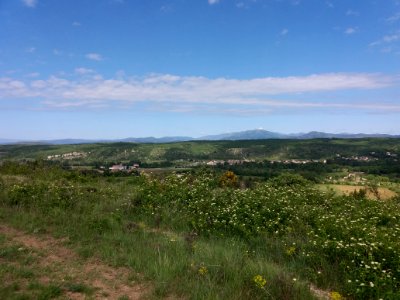 Saint-Maurice d'Ardèche - Vue sur Lanas