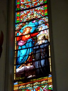 Saint-Sylvestre-Cappel (Nord, Fr) église, vitrail 02