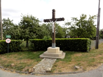 Saint-Pierre-Lavis (Seine-Mar.) calvaire La Chaussée
