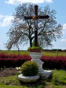 Saint-Meslin-du-Bosc (Eure, Fr) wayside cross