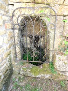 Saint-Pancré (Meurthe-et-M.) source au pied de la tour du château