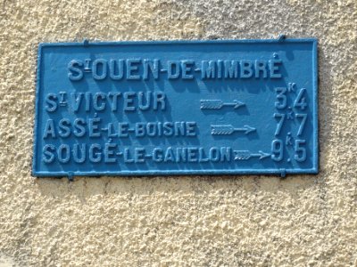 Saint-Ouen-de-Mimbré (Sarthe) plaque de cocher (4)