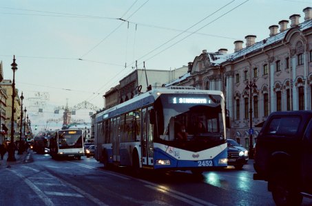 Saint-Petersburg trolleybus 2452 2020-12