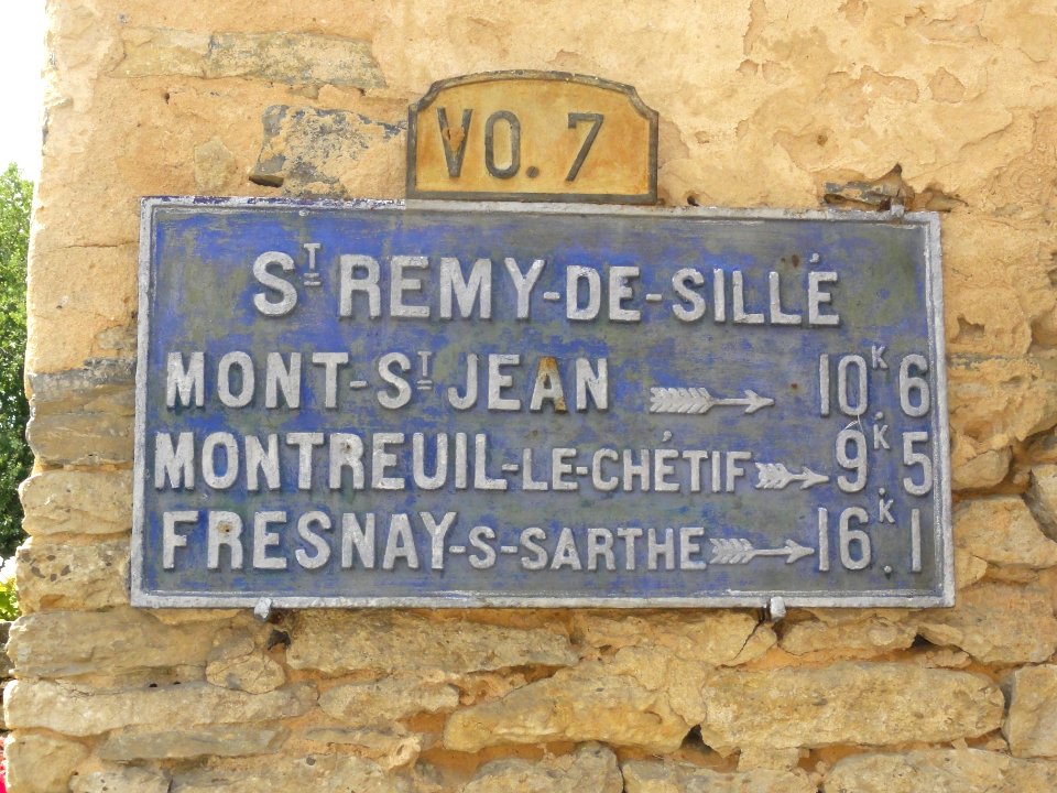 Saint-Rémy-de-Sillé (Sarthe) plaque de cocher 01