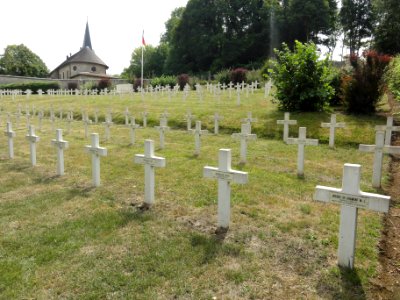Saint-Rémy-la-Calonne (Meuse) nécropole nationale (04) les tombes de la compagnie d'Alain-Fournier