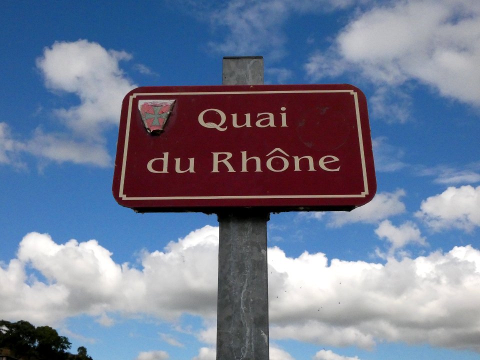 Saint-Romain-en-Gal - Quai du Rhône - Plaque
