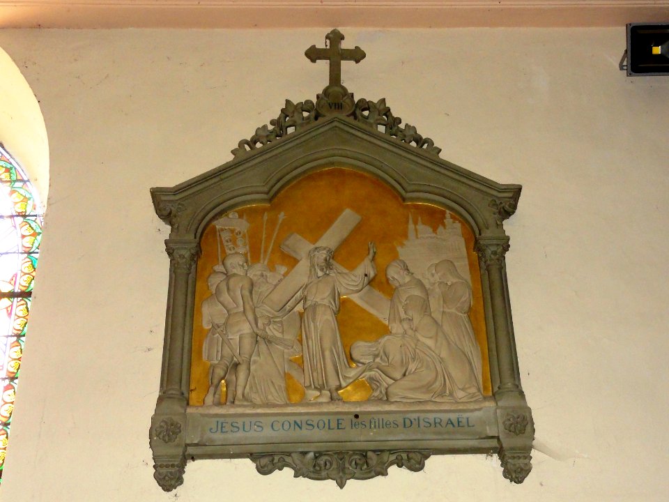 Saint-Vaast-Dieppedalle (Seine-Mar.) église, chemin de croix station 08