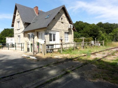 Saint-Vaast-Dieppedalle (Seine-Mar.) ancienne ligne CdeF Motteville - St.-Valéry