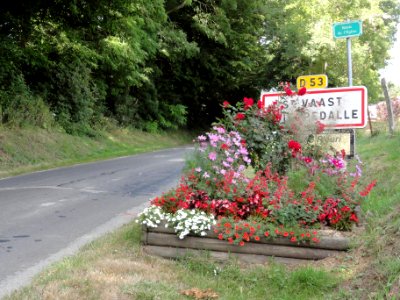 Saint-Vaast-Dieppedalle (Seine-Mar.) entrée