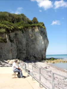 Saint-Pierre-en-Port (Seine-Mar.) falaise de la plage 01